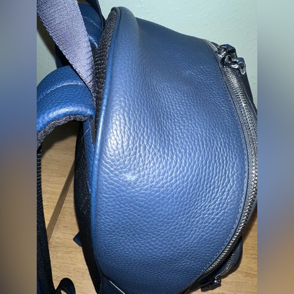 Michael Kors Cooper Commuter Backpack Navy Blue - Picture 6 of 7